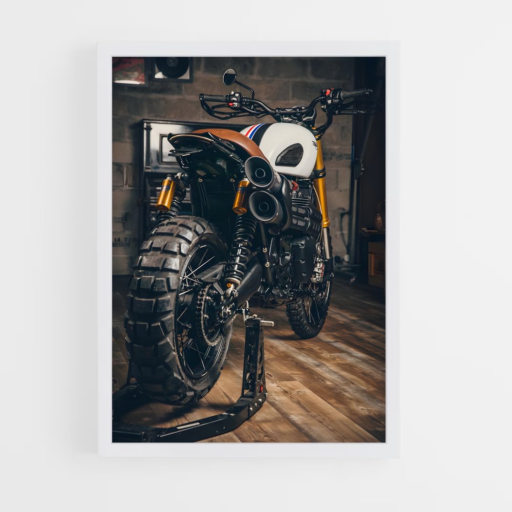 Poster Garagiste Moto – affiche Triumph (vue 3)